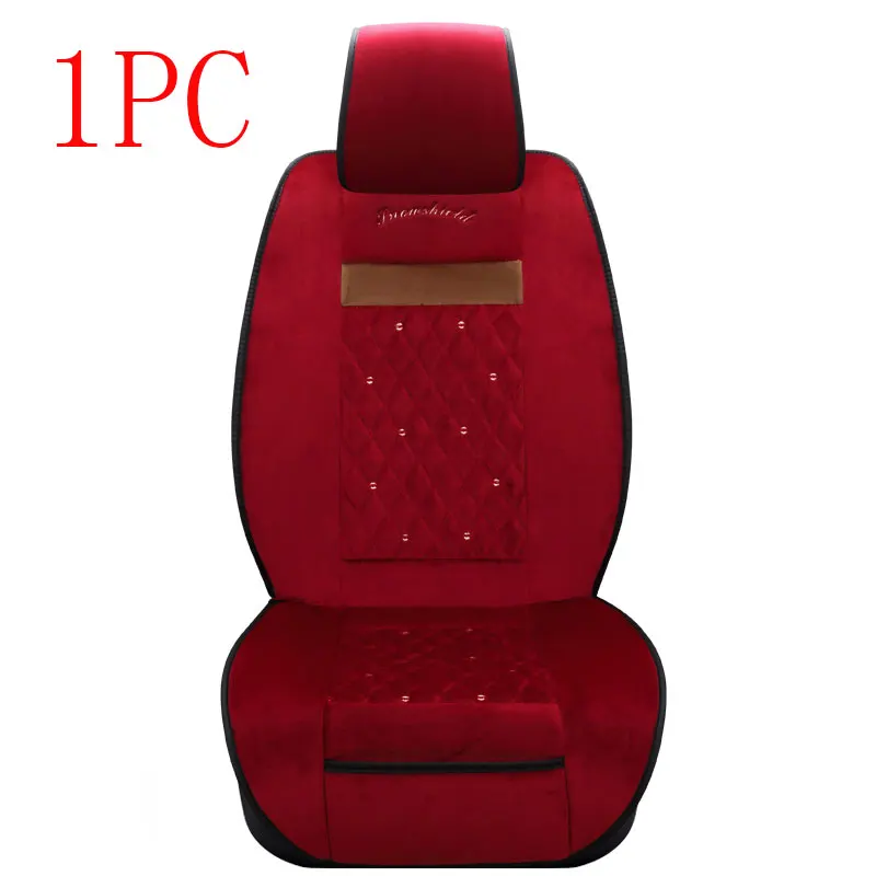 red 1 pieces Тепла подушку сиденья автомобиля Накладка аксессуары для Infiniti fx fx35 fx37 g35 q50 q70 q70l qx30 qx56 qx60 qx70 - Название цвета: red 1 pieces