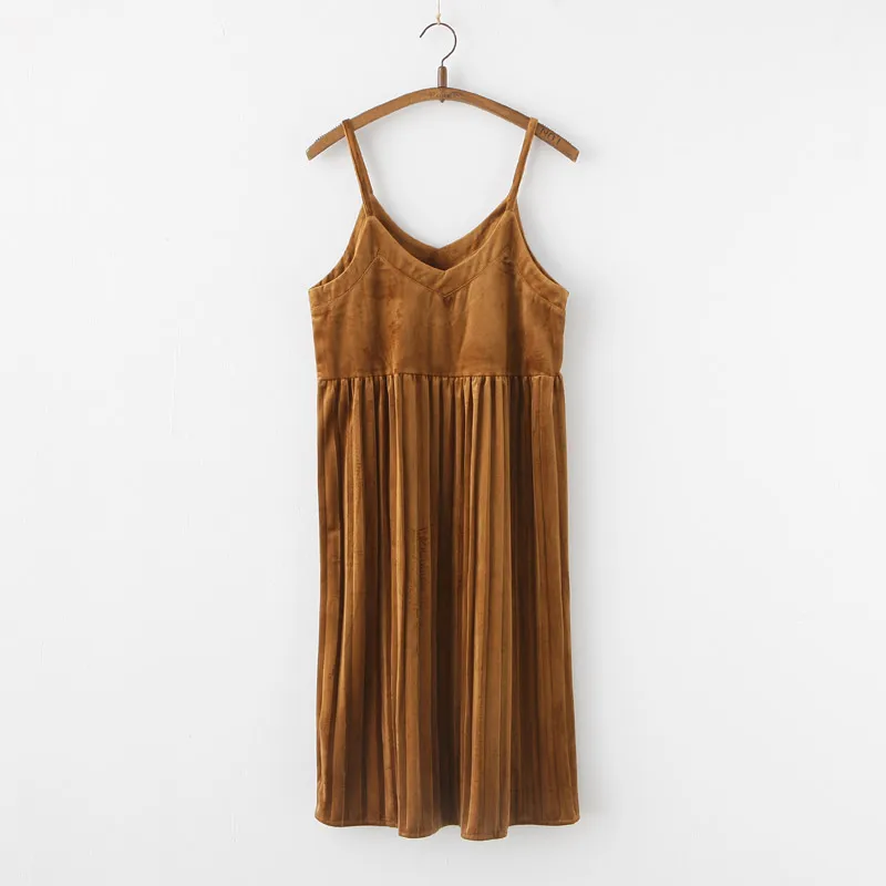 2018 бархатное Плиссированное Платье-комбинезон для женщин лучшее сочетание