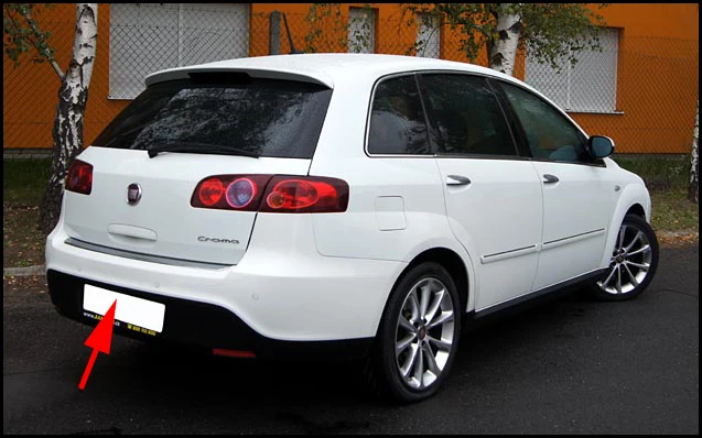 AUTONET HD камера заднего вида ночного видения для Fiat Croma 2th 2005~ 2010 5D CCD/камера номерного знака