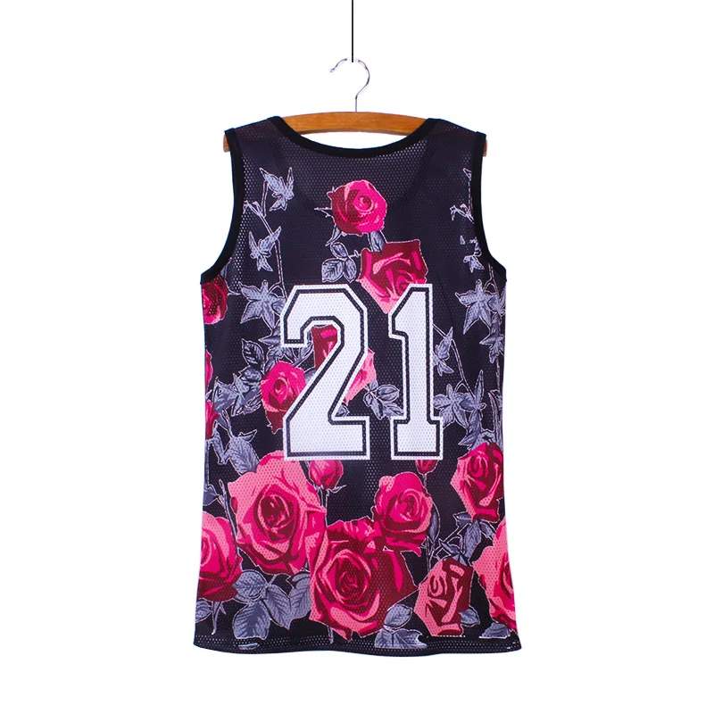 Женские летние платья красные розовые с принтом безрукавки 2017 Новый стиль