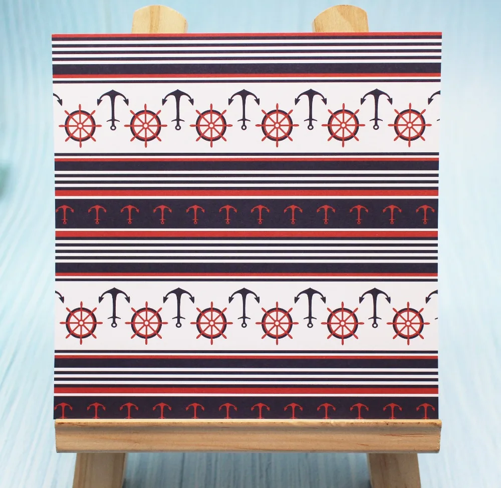 Морская Роза Скрапбукинг бумажный пакет ремесло бумага художественная карта