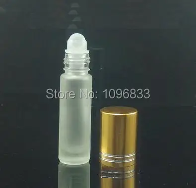 

15ML Glass Frosted Perfume Roller ball on Bottle Glass Bead, Parfum Ball Vials Portable Empty Sample Refillable Bottle 30pcs/Lot