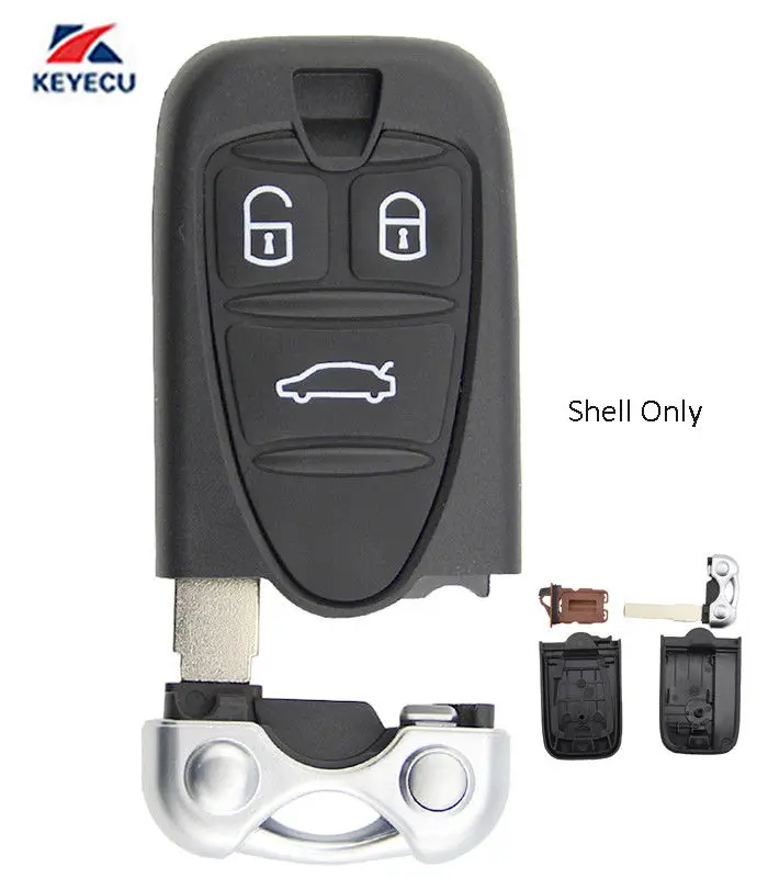 Чехол KEYECU для смарт ключа с дистанционным управлением чехол Alfa Romeo 159 автомобиль