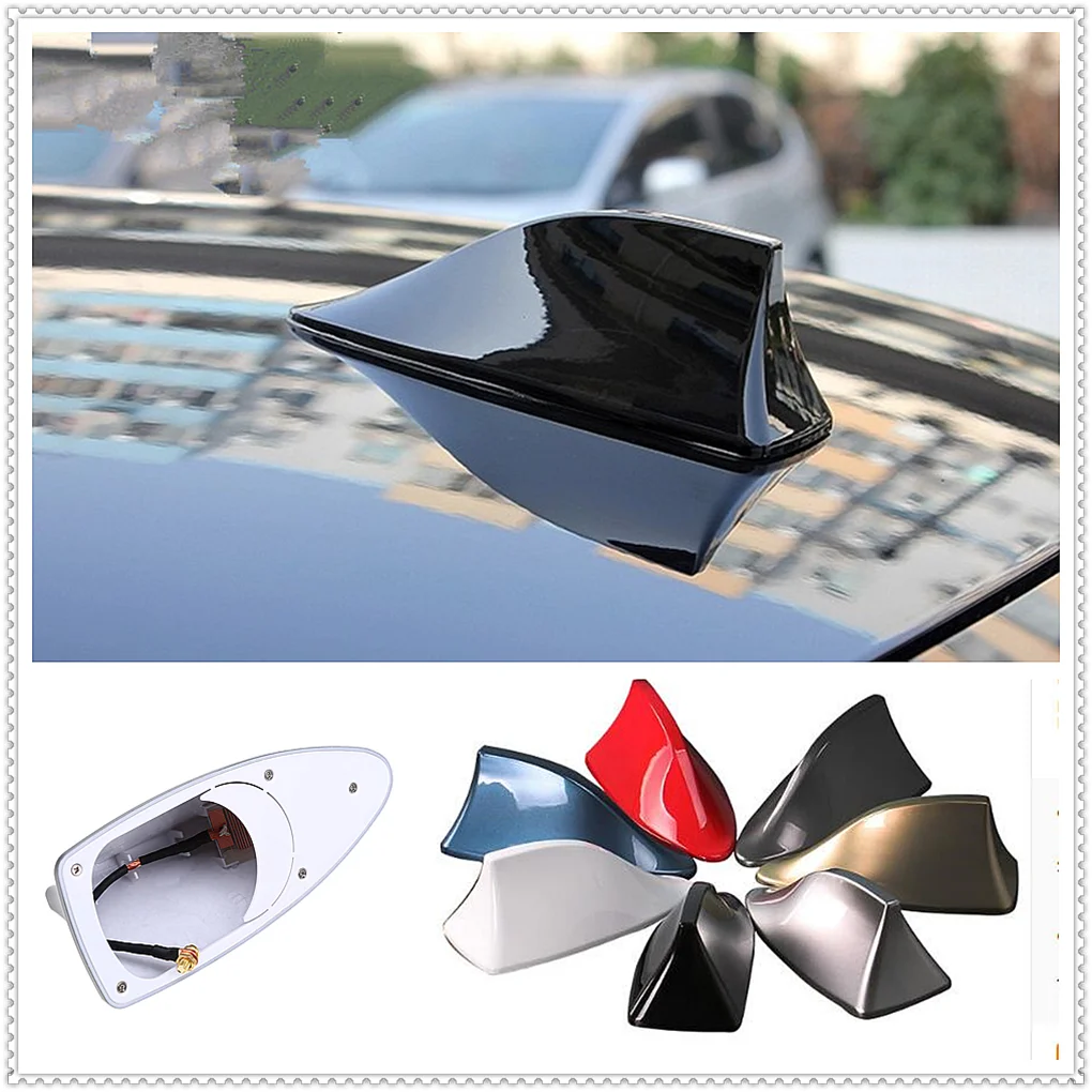 

Car styling Shark Fin Antenna Auto Radio Signal Aerial Roof for Volkswagen vw Touran 1.4 Fox 1.2 Touareg2 GolfA5 GT