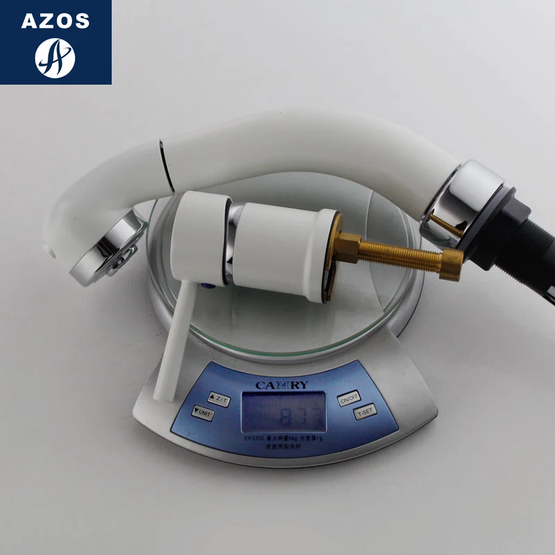 Azos выдвижной кран вращающийся смесительный клапан латунный хромированный переключатель холодной и горячей