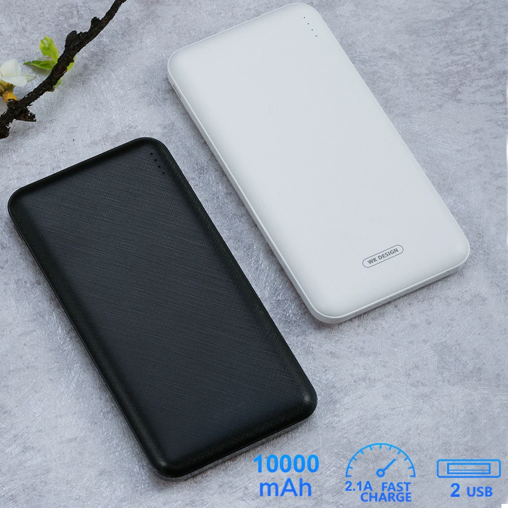 Внешний мини аккумулятор WK на 10000 мА · ч для Xiaomi внешний блок питания iPhone