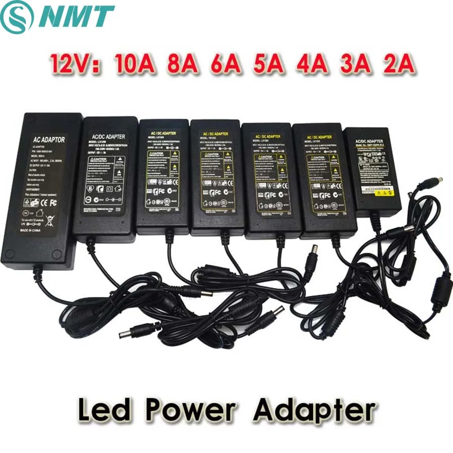 Светодиодный Питание DC12V 24 V светодиодный драйвер 2A 3A 4A 5A 6A 8A 10A Мощность адаптер