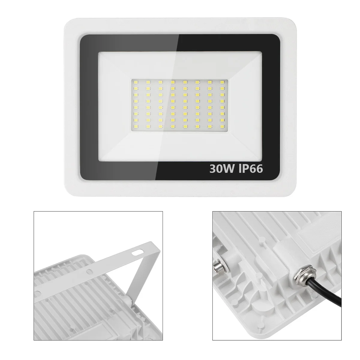 Садовые светильники наружного освещения Led прожектор открытый прожектор 10 W 30 W 50 W 100 W промывная настенная лампа рефлектор IP66 Водонепроницаемый сад