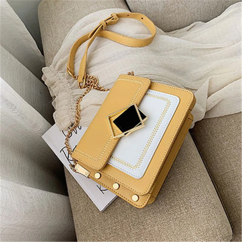 Женские кожаные сумки через плечо Bolso Mini зеленая сумка с цепочкой женские для