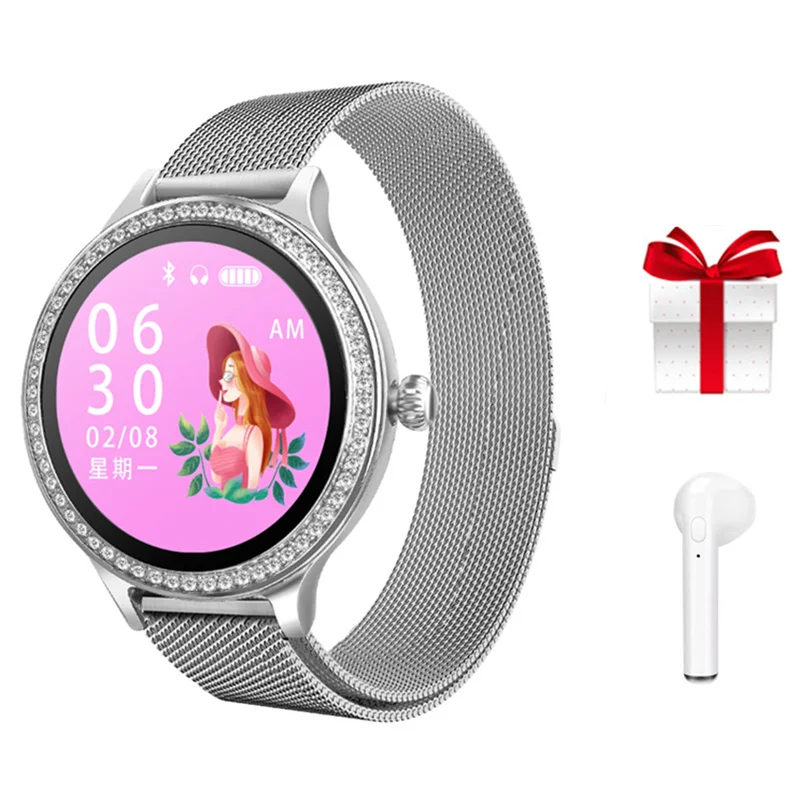 silver add earphone IP68 водонепроницаемый M8 smartband фитнес-трекер сердечного ритма умный Браслет кровяное давление шагомер Android IOS relogio Smart - Цвет: silver add earphone