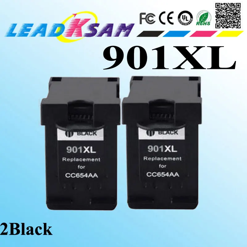 Картридж черный для hp901 901xl 901 Officejet 4500 J4500 J4530 J4540 J4550 J4580 J4585 J4640 J4660 J4680 2 шт. |
