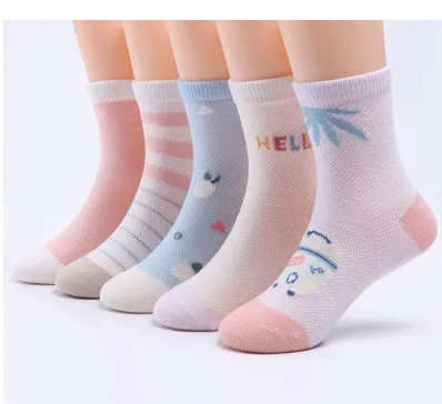 Оптовая продажа корейских носков Monet весна и осень дышащие полосатые длинные