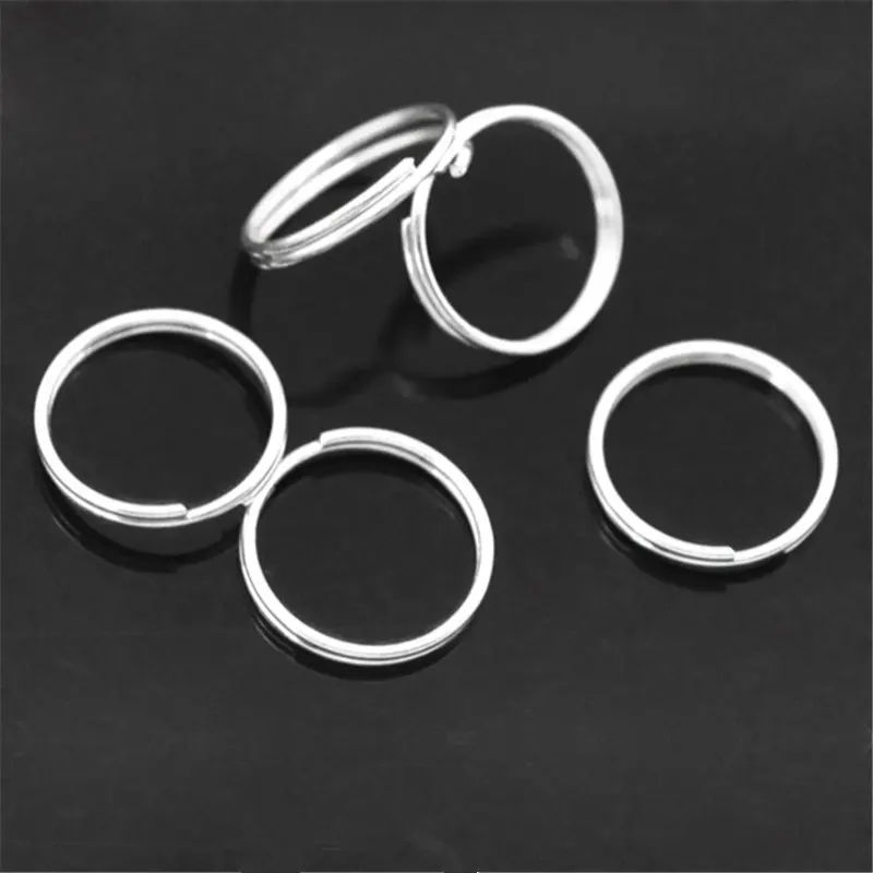 

DoreenBeads 300 PCs Silver color Double Loops Open Jump Rings 12mm Dia. Findings (B04159), yiwu