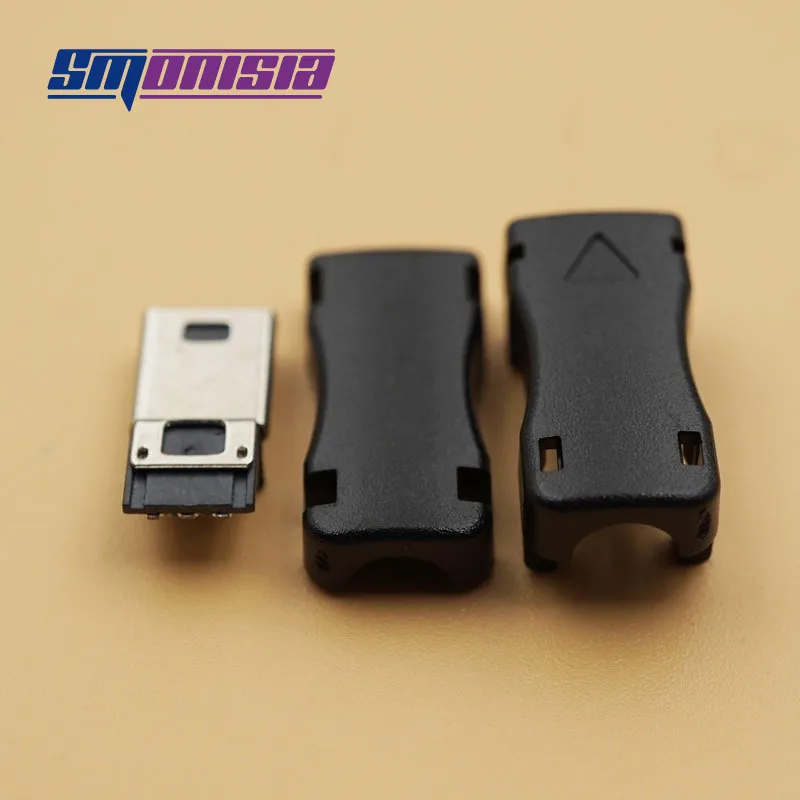 Штепсельная вилка 3 в 1 Mini USB 5 контактов с пластиковой крышкой 20