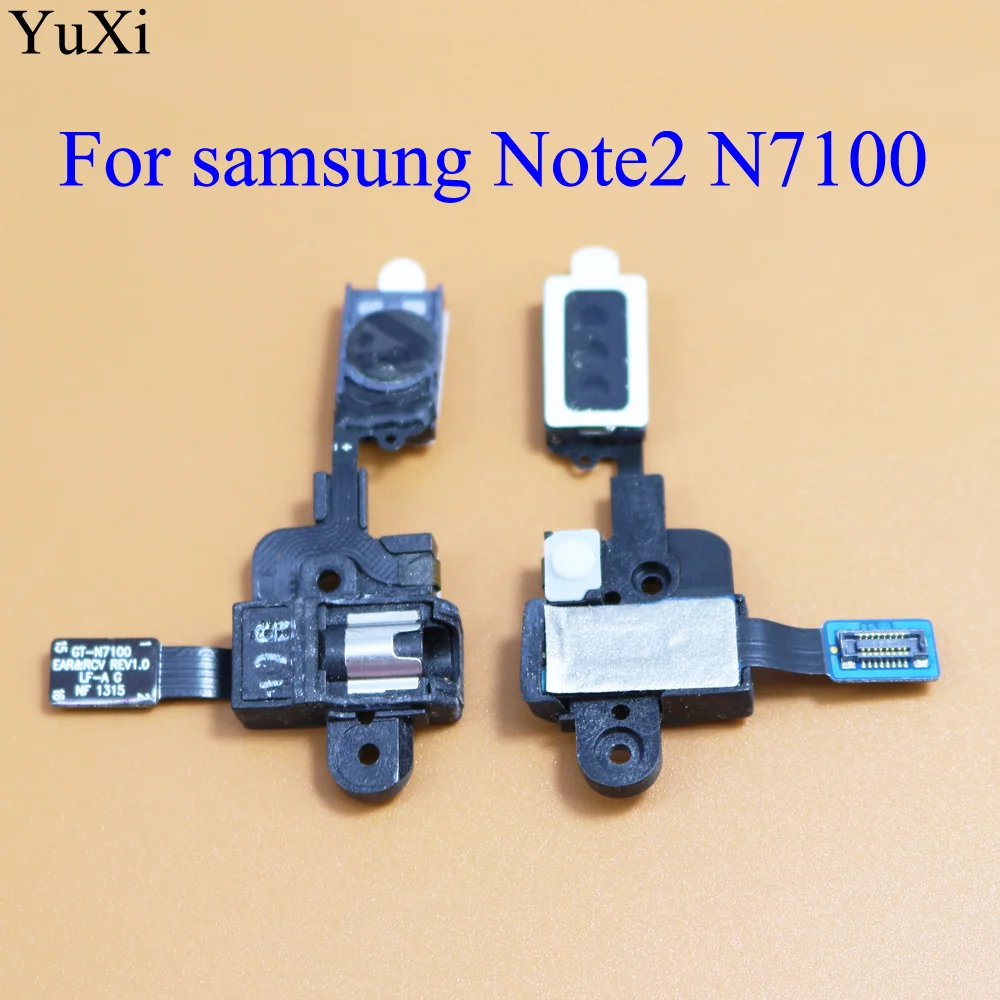YuXi для Samsung Note2 N7100 I317 динамик ушей гибкий кабель лента запасные части приемник