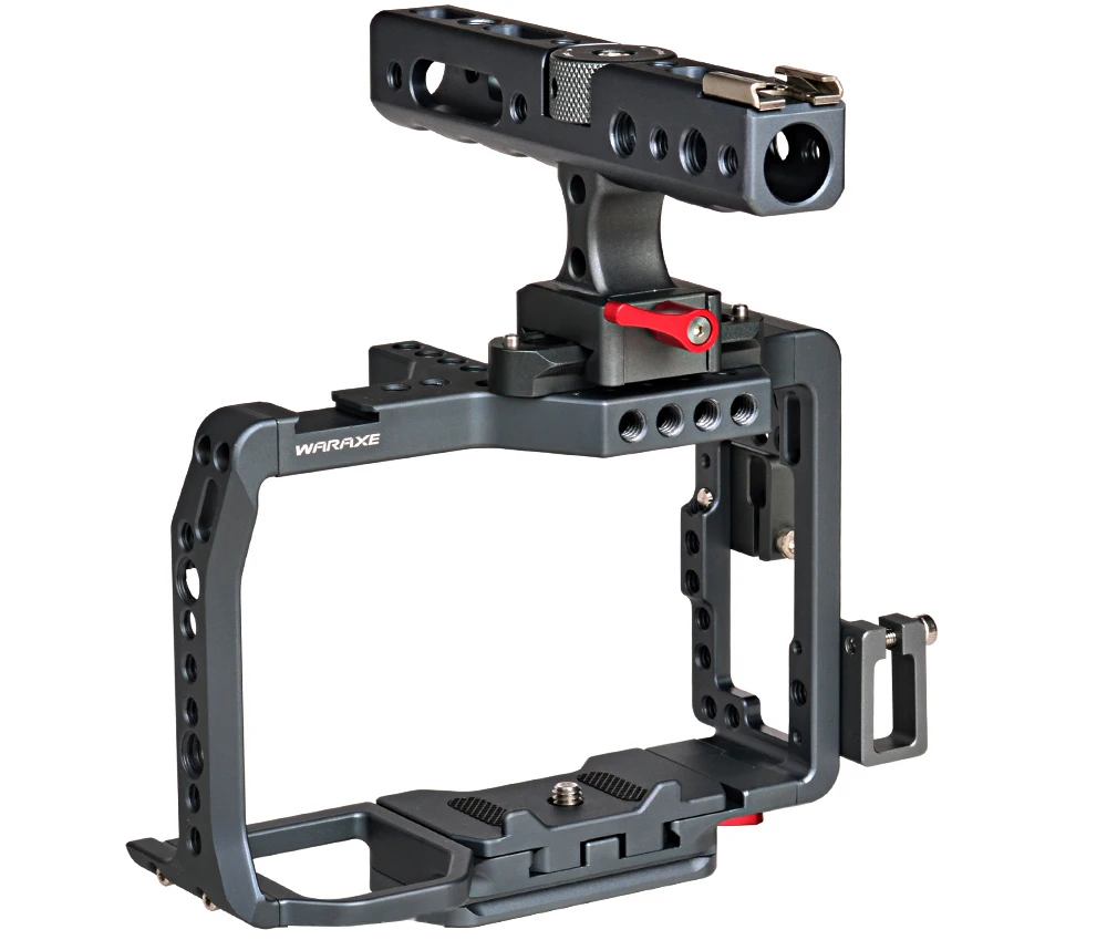 WARAXE A7R3 A73 A7III A7MIII3 реечная оснастка корзины буровые установки из sony A7RIII/A7III Камера с верхней ручкой-4151