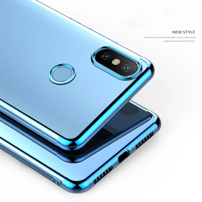 Ударопрочный Прозрачный чехол для телефона Xiaomi Mi A1 A2 Lite Mix2S 8SE мягкий легкий из ТПУ