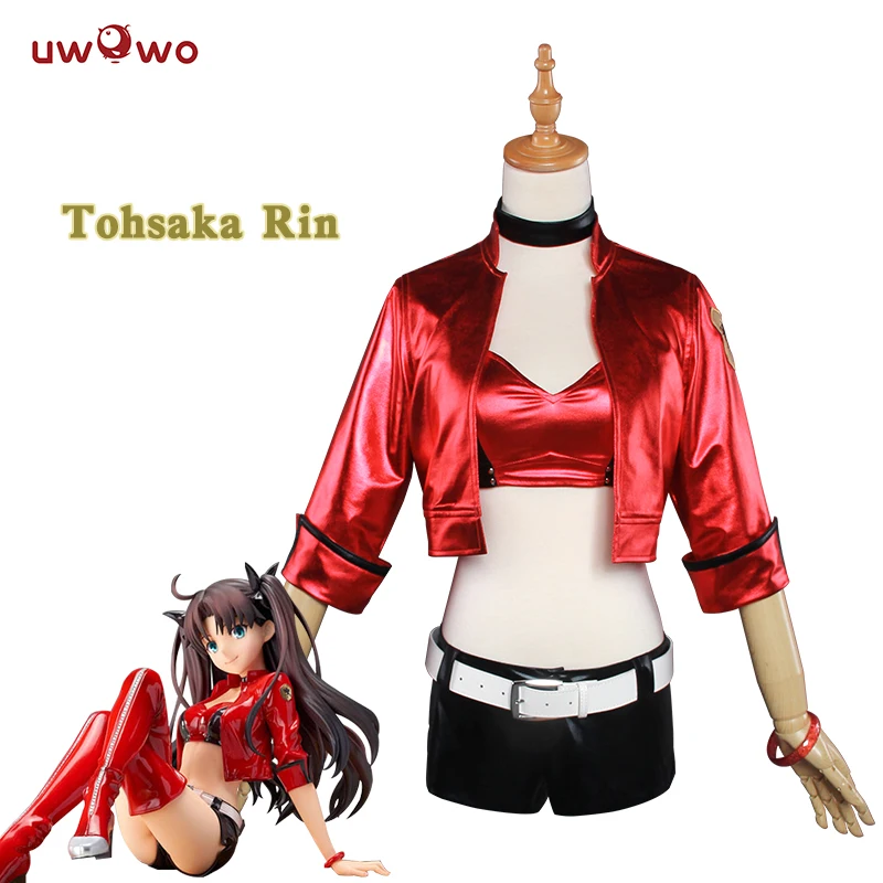 UWOWO Rin Tohsaka костюм для косплея аниме Fate Grand Order тип MOON гоночный VER. женский косплея| |