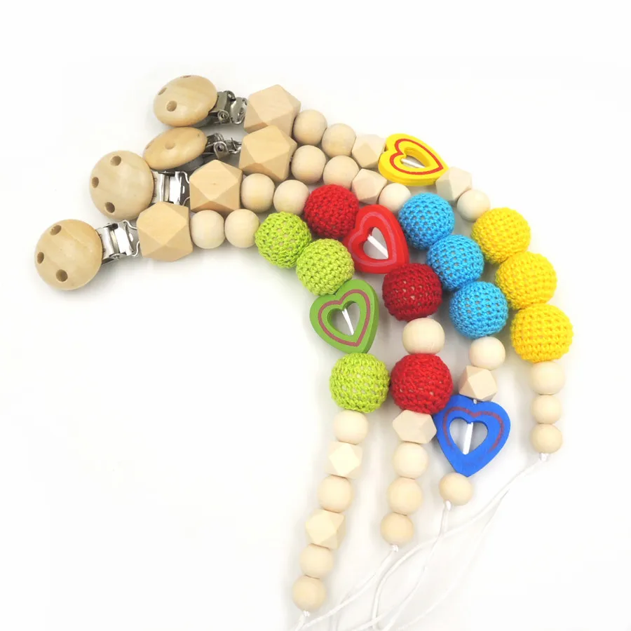 4 шт. деревянные бусины держатели для пустышки|bead bear|bead chainbead divider |