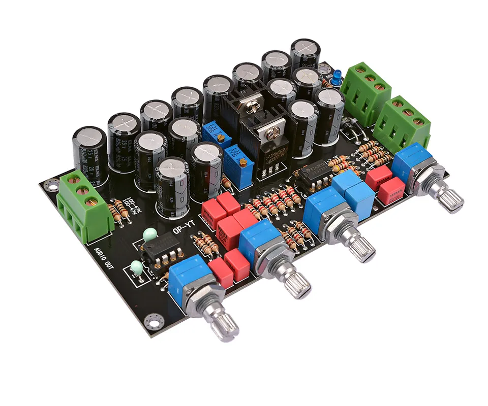 AIYIMA NE5532 OP AMP тон усилитель предусилитель Регулятор громкости доска HIFI предусилитель тон доска двойной AC12V-22V для усилителя DIY