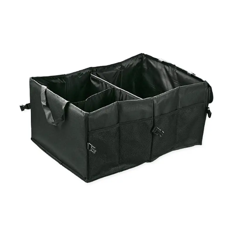 

Multifunction Car SUV Organizer Bag Collapsible Folding Car Trunk Storage Interior Accessories (Black)