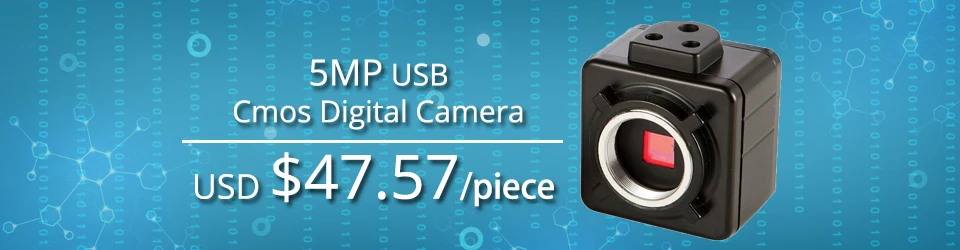 Luckyzoom HD 5MP USB Cmos камера электронный цифровой окуляр микроскоп адаптер Бесплатный драйвер захвата изображения для Win7/Win8/Win10