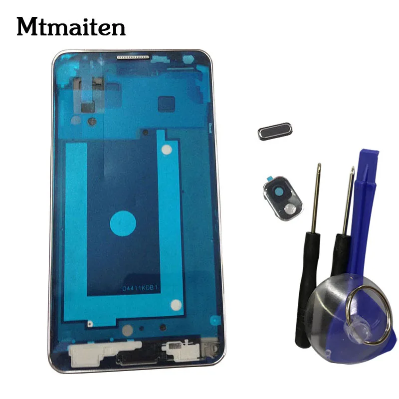 Mtmaiten Ближний Рамка для samsung Galaxy Note 3 N9005 N900 3g передняя рамка Корпус + кнопка