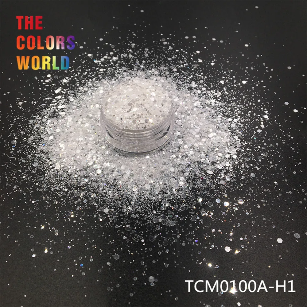 TCT-193 Шестигранная форма, массивный микс, металлический цвет, блеск для ногтей, для дизайна ногтей, сделай сам, украшение, боди-арт, макияж, FacePainting, ручная работа, сделай сам