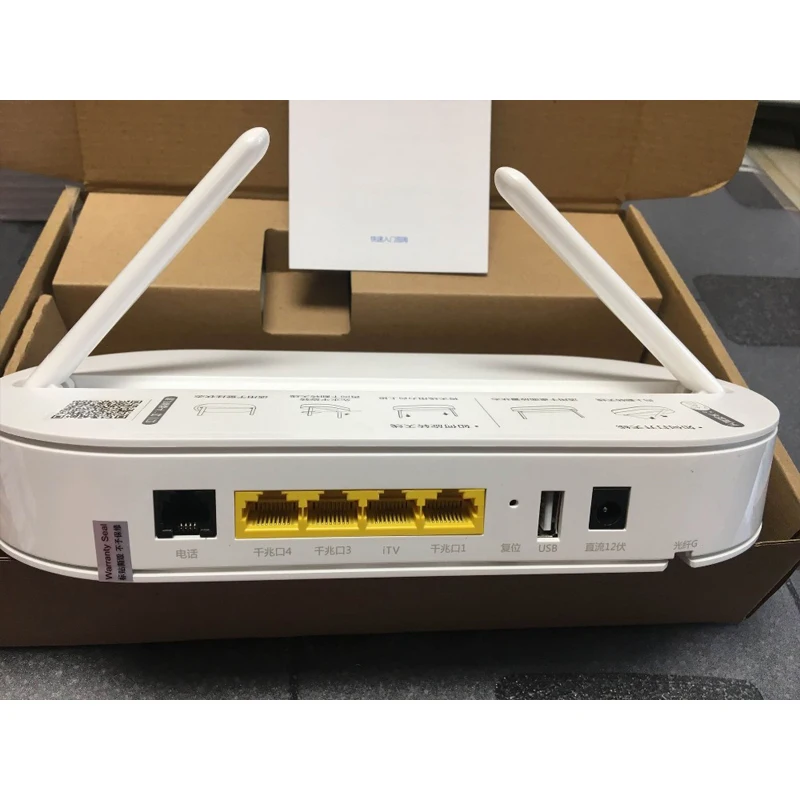 Оригинальные zte F650A 4GE+ 1TEL Dual Band Wi Fi 2,4 г 5 GPON ONU волоконно-оптическое оборудование работы маршрутизатор похожие на HS8145V