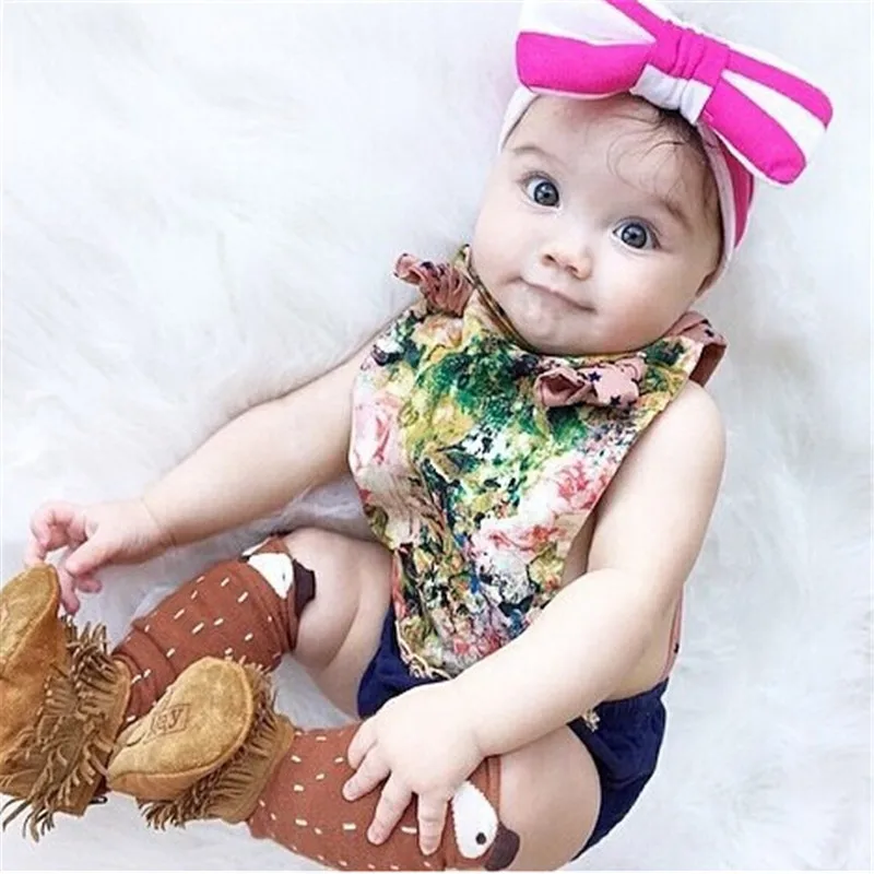 1 пара дизайнерские гетры для новорожденных кавайные носки с изображением лисы