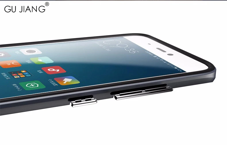 Роскошный брендовый чехол GU JIANG для Xiaomi Redmi Note 4 силиконовый двухслойный защитный