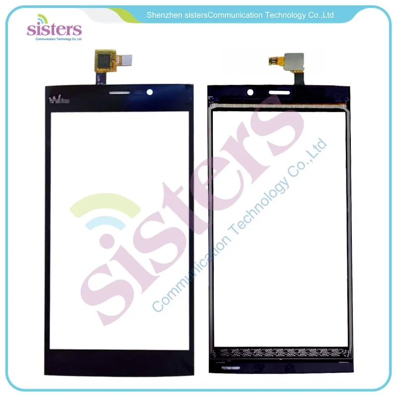 

10pcs/lot Wholesale High quality Touch screen Digitizer front glass replacement For Wiko Ridge 4G Free Shipping