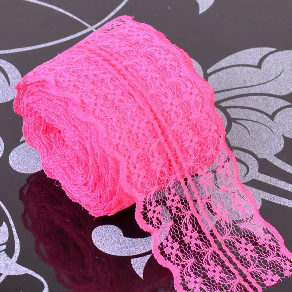 2 м/лот ширина 45 мм кружева ленты DIY шитье одежды и ткань кружево отделка красочные кружева ленты