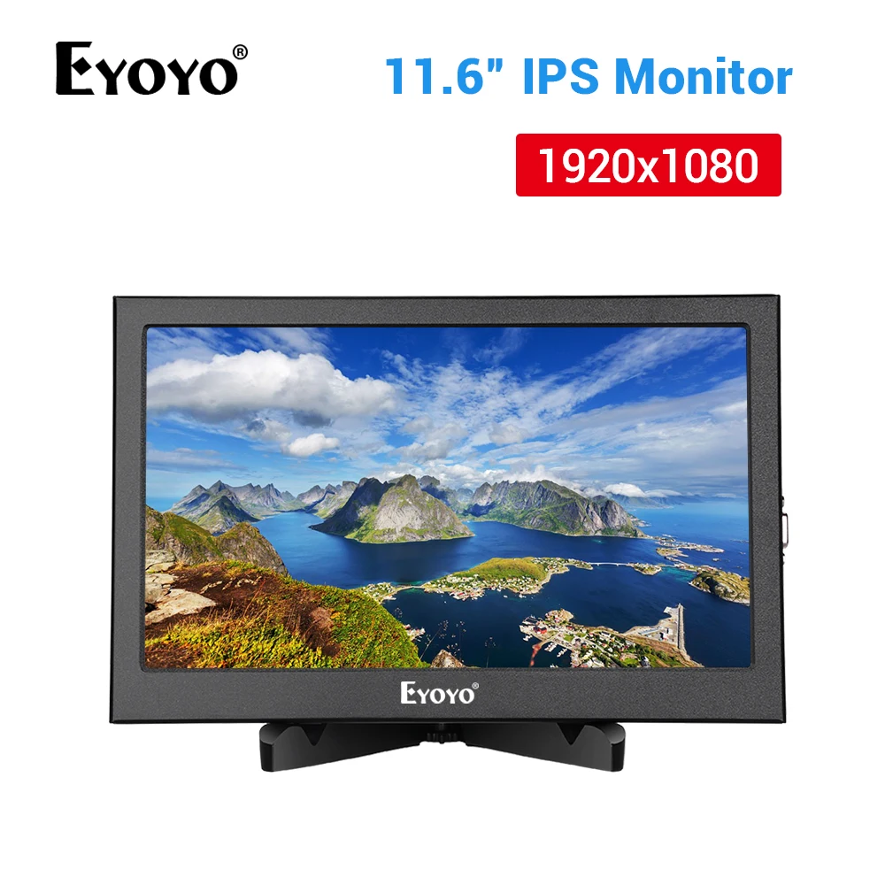 Eyoyo EM12P 11 6 дюймов 1920X1080 ips монитор HDMI PS3 PS4 Xbox360 1080P ЖК СВЕТОДИОДНЫЙ для Raspberry
