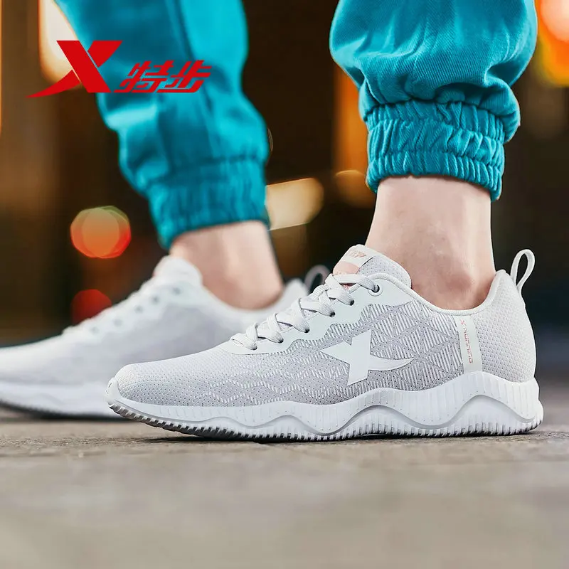 Xtep SHOCK REBOUND женская обувь для бега Повседневная Обувь Спортивная аутентичная