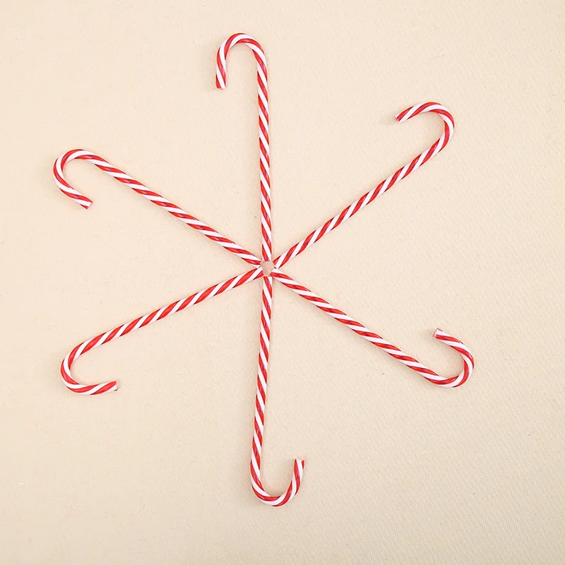 6Pcs/Lot Christmas Decorations Tree Pendant Candy Cane Decoration DIY Xmas Party Supplies | Дом и сад