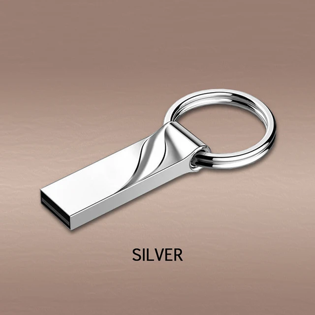 Silver 2,0 Водонепроницаемый флеш-накопитель 32 Гб 64 Гб 128 ГБ 8 ГБ 16 ГБ USB флеш-накопитель Memoria металлическая ручка высокоскоростная ручка 16 32 64 8 128 ГБ P5 - Цвет: Silver