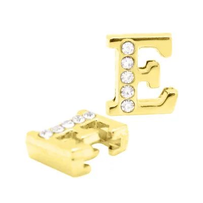 Бесплатная доставка 130 шт 8 мм стразы на одной половине Позолоченные A Z буквы