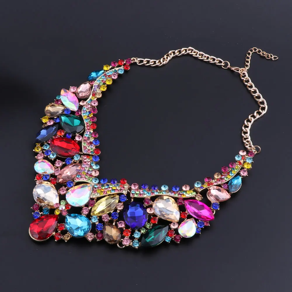 Наборы свадебных ювелирных изделий свадебное ожерелье серьги набор для невест