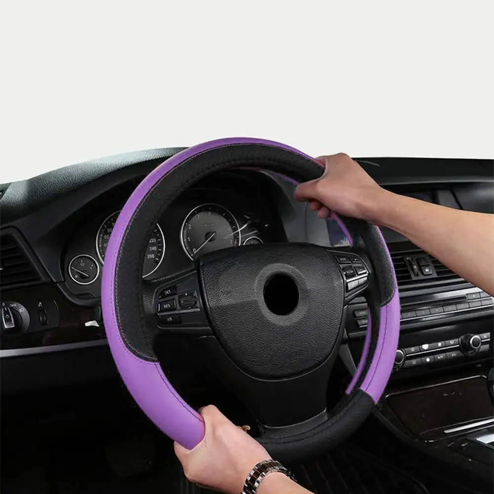 

1PC Car Steering Wheel Cover Four Seasons Universal Handlebar Set Car Interior Products Car Accessories
