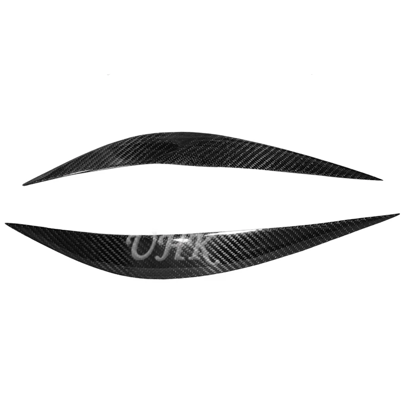 UHK 1 пара углеродное волокно головной свет бровей отделка фара для BMW серия F20 116 118