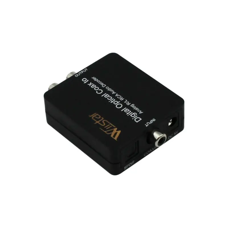 Оптический коаксиальный Toslink цифро аналоговый аудио преобразователь и декодер