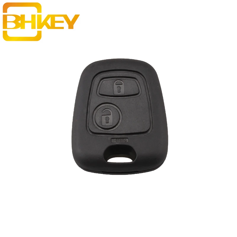 Чехол для автомобильного ключа BHKEY без лезвия с 2 кнопками Peugeot 206 чехол ключа|Ключ