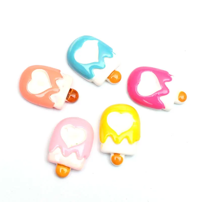 20 шт. разнообразные кабошоны из смолы с мороженым украшения для скрапбукинга