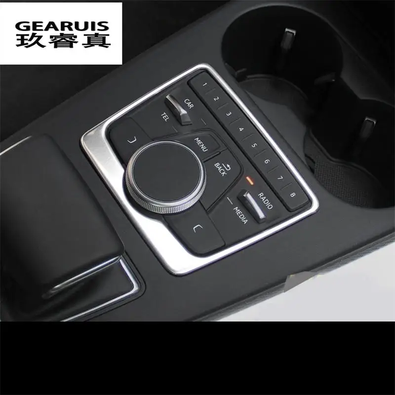 Стайлинг автомобиля наклейка из нержавеющей стали для оформления интерьера