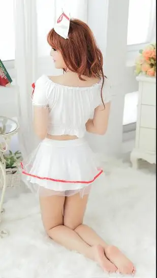 2019 костюм медсестры нижнее белье горничной женская одежда для ролевых игр с