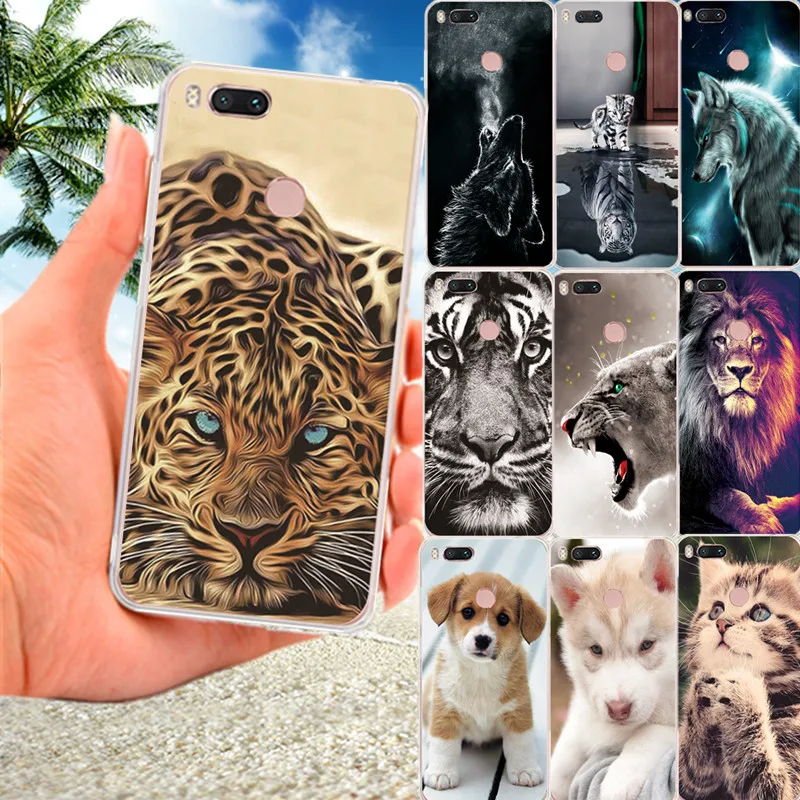 MPCQC TPU Silicon Phone Case for xiaomi Mi A2 Lite 5X or A1 6A 8 Redmi 5 plus S2 4X Note 5A pro Cats case |