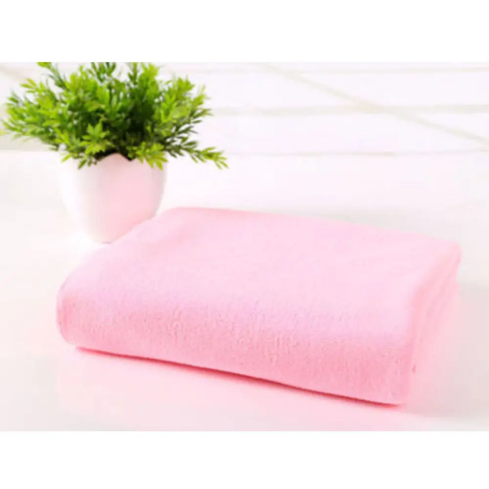Light Pink 70x140 см спортивная легкая прочная Абсорбирующая мочалка из микрофибры, быстросохнущая, для спортзала, пляжа, плавания, йоги, полотенце для Ванной Душа - Цвет: Light Pink