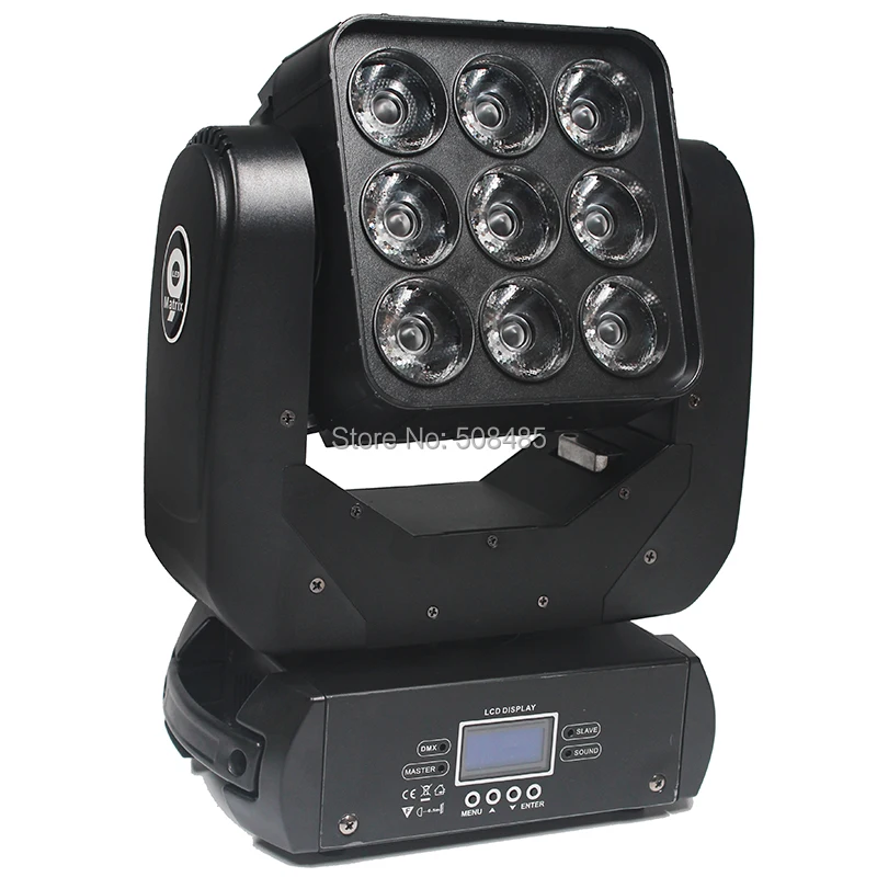 Светодиодный прожектор с вращающейся головкой 9*12 Вт | Лампы и освещение