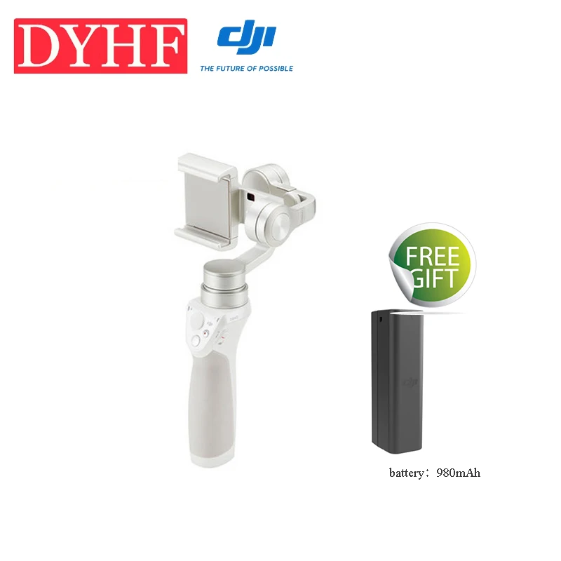 В наличии! DJI silver OSMO мобильный ручной 3 осевой стабилизатор для фотографии Iphone 7 6 VS